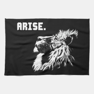 ARISE - Lion Motivatie Theedoek
