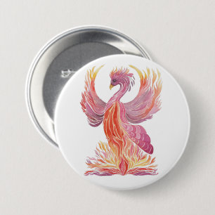 Arise Phoenix Ronde Button 7,6 Cm