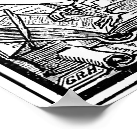 Arise Pray Work Inspirerend Poster (Hoek)