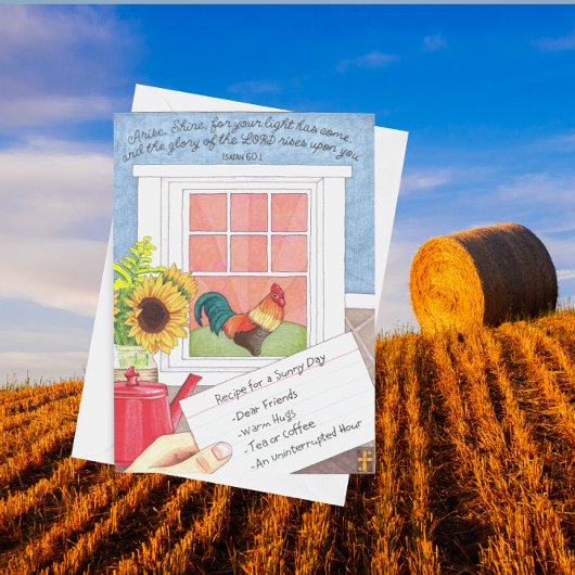 Arise Shine Friendship Kaart