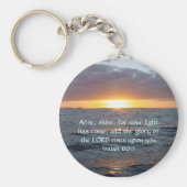 Arise Shine - Isaiah 60:1 Sleutelhanger (Voorkant)