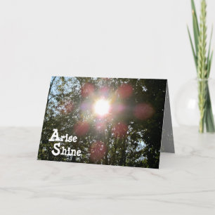 Arise Shine Jesaja 60 Christelijke kaart