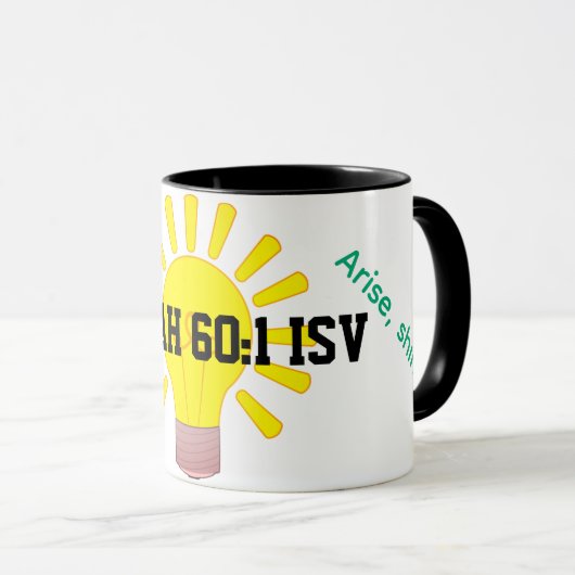 Arise, shine! mok (Voorkant rechts)