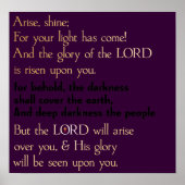 Arise & Shine Poster (Voorkant)