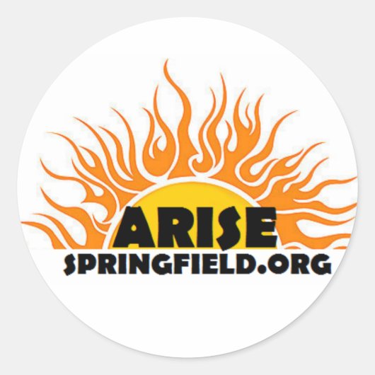 Arise Website Logo Sticker (Voorkant)