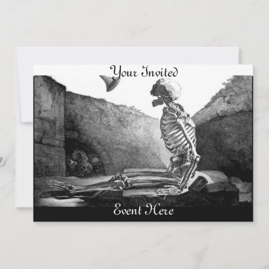 Arise Ye Dead Invitation Kaart (Voorkant)