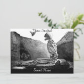 Arise Ye Dead Invitation Kaart (Staand voorkant)