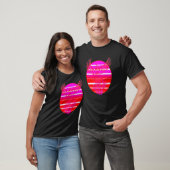 Arising Anew Phoenix en Retro Sunrise Vector Pink T-shirt (Unisex)
