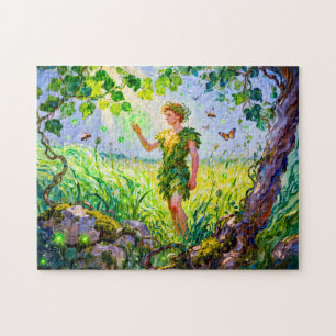 Aristaeus God van Landbouw en Natuur uit Grieks Legpuzzel