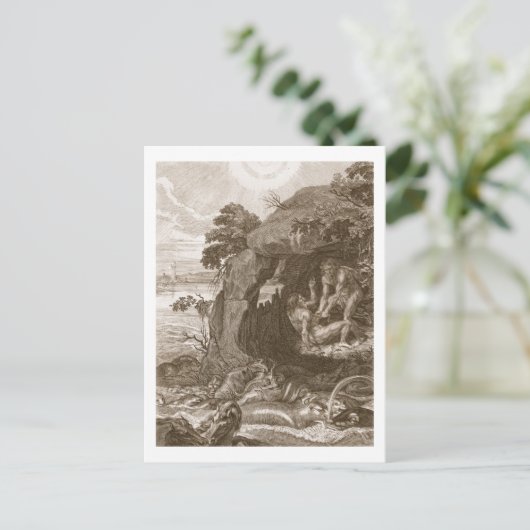 Aristeus Compels Proteus om zijn orakels te onthul Briefkaart (Staand voorkant)