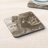 Aristeus Compels Proteus om zijn orakels te onthul Drankjes Onderzetter (Linkerzijde)