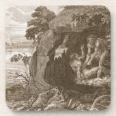 Aristeus Compels Proteus om zijn orakels te onthul Drankjes Onderzetter (Voorkant)