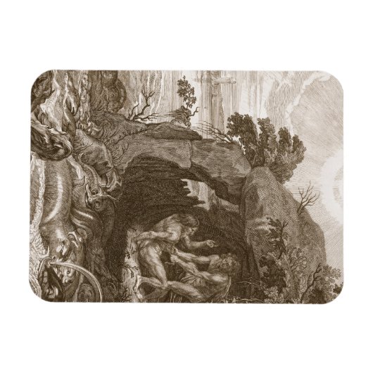 Aristeus Compels Proteus om zijn orakels te onthul Magneet (Horizontaal)