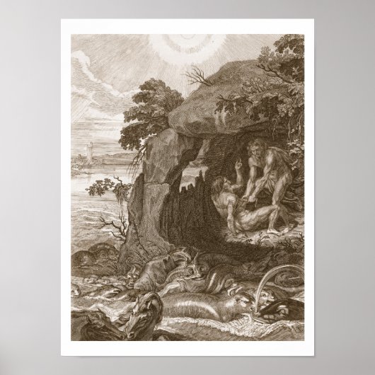 Aristeus Compels Proteus om zijn orakels te onthul Poster (Voorkant)