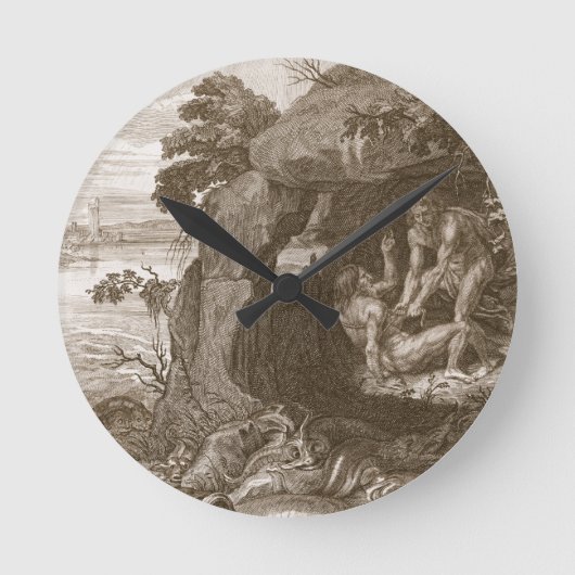 Aristeus Compels Proteus om zijn orakels te onthul Ronde Klok (Voorkant)