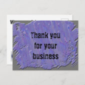 Aristic Hartelijk dank voor uw bestelling klant Briefkaart (Voorkant / Achterkant)