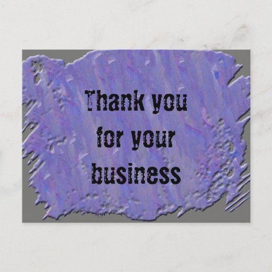 Aristic Hartelijk dank voor uw bestelling klant Briefkaart (Voorkant)