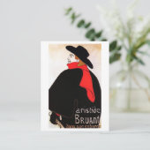 Aristide Bruant dans son Cabaret Briefkaart (Staand voorkant)