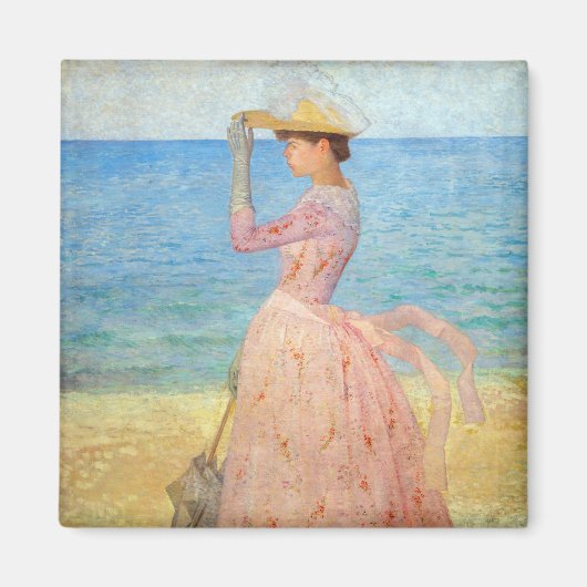 Aristide Maillol - Vrouw met een Parasol Magneet (Voorkant)