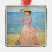 Aristide Maillol - Vrouw met een Parasol Metalen Ornament (Voorkant)