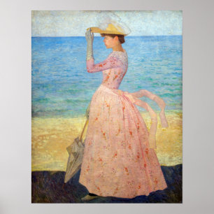 Aristide Maillol - Vrouw met een Parasol Poster