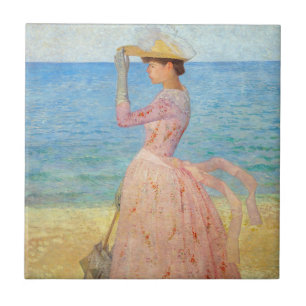 Aristide Maillol - Vrouw met een Parasol Tegeltje