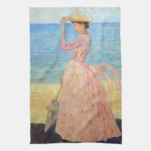 Aristide Maillol - Vrouw met een Parasol Theedoek (Verticaal)