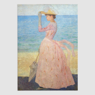 Aristide Maillol - Vrouw met een Parasol Tissuepapier