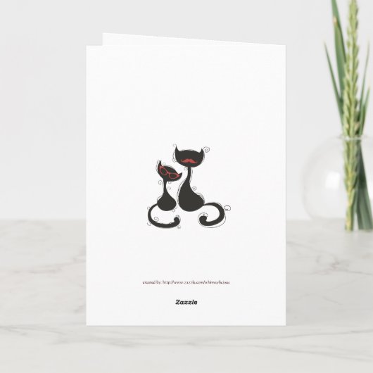 AristoCat Valentijn Feestdagen Kaart (Achterkant)