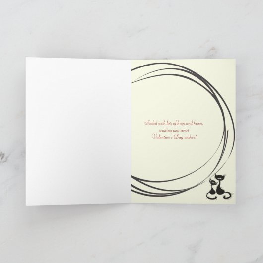 AristoCat Valentijn Feestdagen Kaart (Binnen)