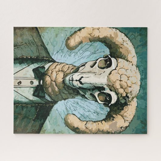 Aristocraat Schaap Legpuzzel (Horizontaal)