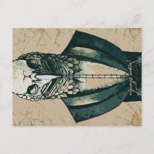 Aristocrat Bald Eagle Standbeeld Briefkaart