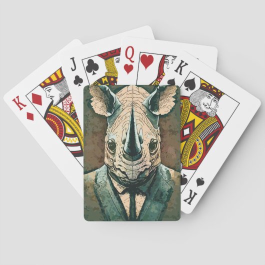 Aristocrat Rhino Pokerkaarten (Achterkant)