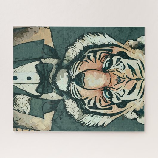 Aristocrat Tijger Legpuzzel (Horizontaal)