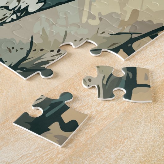 Aristocrat Tijger Legpuzzel (Zijkant)