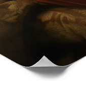 Aristocratic Shiba Inu Portrait Print, Funny Dog Poster (Hoek)