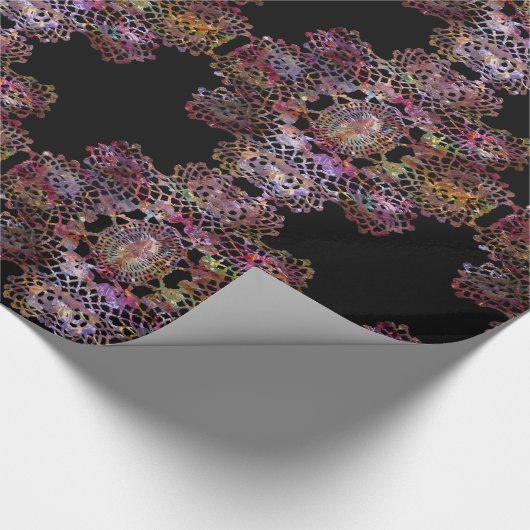 Aristocratische Festive Elegant Victoriaans Cadeaupapier (Hoek)