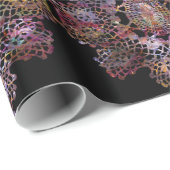 Aristocratische Festive Elegant Victoriaans Cadeaupapier (Rol Hoek)