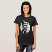 Aristocratische Kat - Grappige Kat T-shirt (Voorkant volledig)