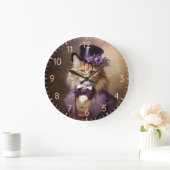 Aristocratische kat in het Paars Grote Klok (Huis)