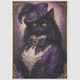 Aristocratische kat tissuepapier