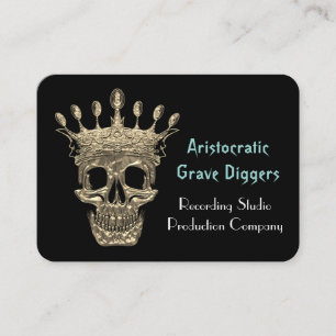 Aristocratische Skull Black II Professional Visitekaartje