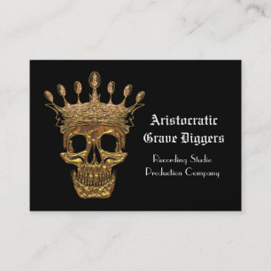 Aristocratische Skull Black Professional Visitekaartje