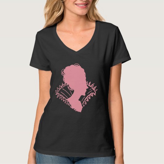  Aristocratische vrouw T-shirt (Voorkant)
