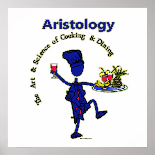 Aristology Gourmet Art Cooking Poster (Voorkant)