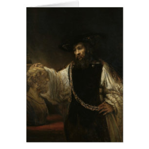 Aristoteles (384-322 voor Christus) met een buste