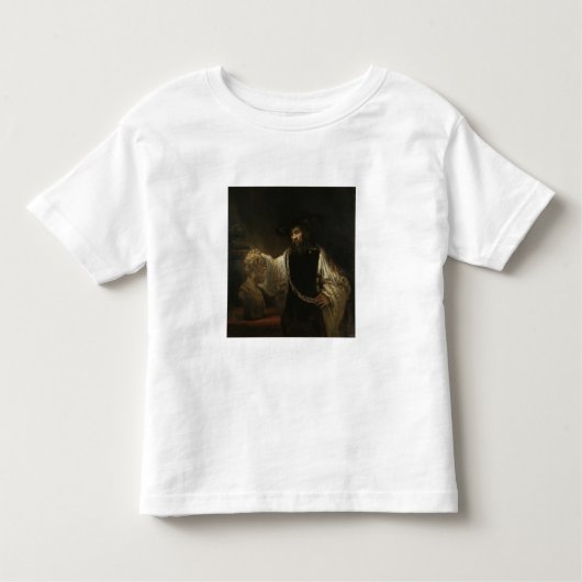 Aristoteles (384-322 voor Christus) met een buste  Kinder Shirts (Voorkant)