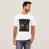 Aristoteles (384-322 voor Christus) met een buste  T-shirt (Voorkant volledig)