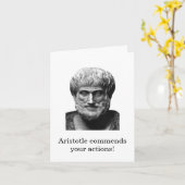 Aristoteles Aanmoediging Kaart (Gele Bloem)