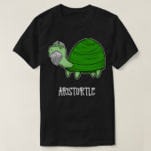 Aristoteles als schildpad t-shirt (Design voorkant)
